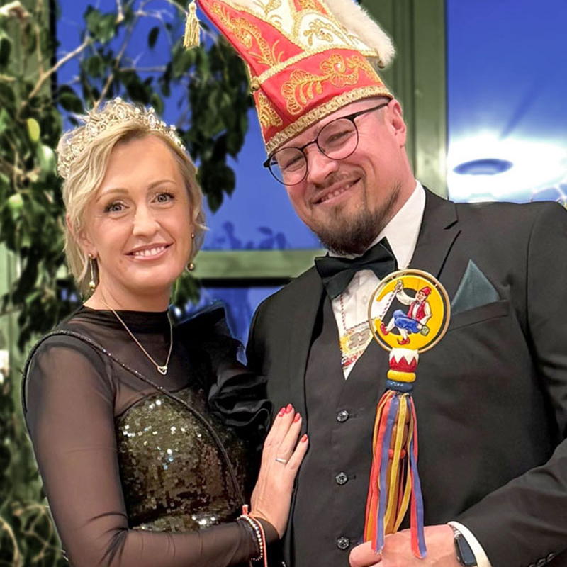 Sultanspaar 2025-26 Oxana I. und Björn I.